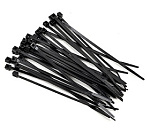 Хомут нейлоновый 2,5х200мм (100шт) черный