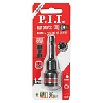 Бита ударная с торцевой головкой магнитная P.I.T. 65x14 мм, IMPACT, торсионная зона (ASDR06-0014)