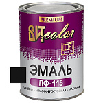 Эмаль черная ПФ 115 ГОСТ ВИТ color  0,8 кг.