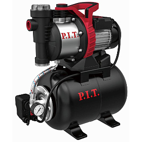 Насосная станция POG1100-P1 (1100Вт, напор 45м, бак 24л, произв-ть 63л/мин, удар.. пластик)