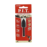 Шарошка стальная по дереву, пластику, монтажной пене  P.I.T. 13x28 мм, хвостовик 6 мм (APLS13-013G)