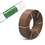 Капельная трубка коричневая стенка 1,2мм, труба-@16 капельница 2л/ч через 30см-400м/бух