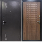 Дверь метал. 960х2050х90мм. левая TRUST ECO MP Шоколад букле/МДФ Карамель