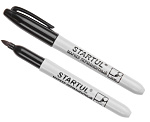 Маркер перманентный фетровый черный STARTUL PROFI
