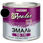 Эмаль черная ПФ 115 ГОСТ ВИТ color/ВИТ колор  1,8 кг.