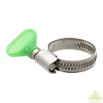 Хомут 22-35 мм обжимной с бабочкой