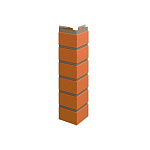 Угол наружный ТН  ОПТИМА Клинкер (красно-коричневый) 0,092х0,42м    