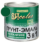 Грунт-эмаль по ржавчине 3 в 1 темно-зеленая ВИТ color/ВИТ колор  2,6 кг.