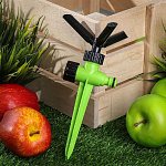 Разбрызгиватель Grandy трехлепестковый, на ножке, вращающийся, быстросъемный JS-306