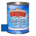 Эмаль синяя ПФ 115  0,8 кг.