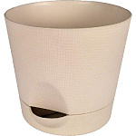 Горшок для цветов Элеганс 3,0л молочный