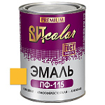 Эмаль желтая ПФ 115 ГОСТ ВИТ color  0,8 кг.