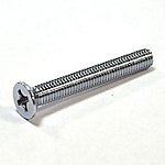 Винт потайн.головка с метр.резьбой 8х60 мм.(2шт) оцинк.!