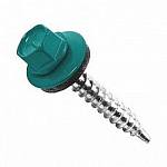 Шуруп кровельный 5,5х25мм оцинк. бирюза (5021) 250 шт