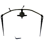 Комплект для точечного полива двойной (капельница, 2 микротрубки, 2 г-образных капельницы) (10шт)