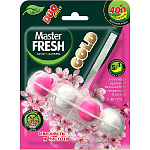 Подвесной блок для унитаза Master FRESH GOLD DUO EFFECT 5в1 САКУРА, 3шт