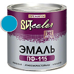 Эмаль светло-голубая ПФ 115 ГОСТ ВИТ color/ВИТ колор   2.6 кг.