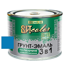 Грунт-эмаль по ржавчине 3 в 1 светло-голубая ВИТ color  0,4 кг.