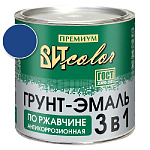 Грунт-эмаль по ржавчине 3 в 1 синяя  ВИТ color/ВИТ колор  2,6 кг.