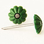 Гвозди  25х1,6 (50 шт) мебельные зеленые