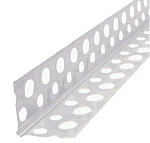 Угол ПВХ перфорированный 25х25х3м белый