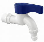 Кран водоразборный BRIMIX 1/2н, металлокерамика, из высокопрочного пластика АБС, белый