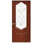 Дверной блок ДО Мечта Итальянский Орех 2,1х0,8 (2,0х0,7) ПВХ 3Д с коробкой 
