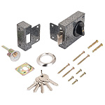 замок Накладной ЗН2А АЛЛЮР английский, личинка автомат, 5 ключей