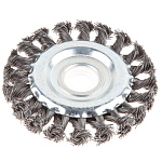 Щетка дисковая косич. 100ммх22мм GEPARD