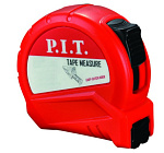 Рулетка 5м х 25мм с фиксатором, ABS  P.I.T. HTPM01-05MB