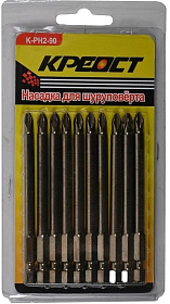 Насадка для шуруповёрта 90mm Креост (10шт)