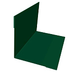 Угол внутренний 50х50х2000 зеленый мох RAL6005