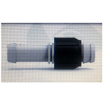 Штуцер капельная трубка с муфтой и стартовый 17х16