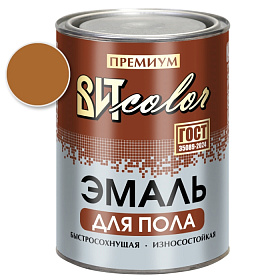 Эмаль д/пола золотисто-кор. быстросохнущая ВИТ color/ВИТ колор   0,8 кг.