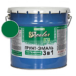 Грунт-эмаль по ржавчине 3 в 1 зеленая ВИТ color/ВИТ колор 10 кг.