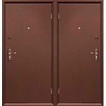 Дверь метал. 850х2050х80мм. правая ПРОФИ мет/мет антик медь 