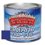 Эмаль фиолетовая ПФ 115  1,8 кг.