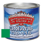 Эмаль ярко-зеленая ПФ 115  1,9 кг.