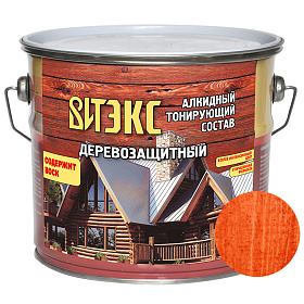 Деревозащитный состав ВИТЭКС красное дерево  2,7 кг