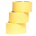 Лента малярная автомобильная 50мм*25м желтая термостойкая