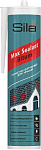 Герметик битумный д/крыши "Sila PRO Max Sealant Bitum" 280мл 