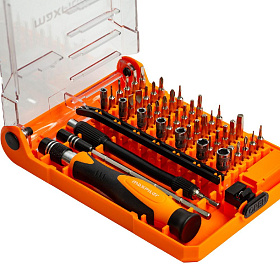 Набор бит и головок для точных работ с рукояткой MAXPILER MXTP-45-SET (45 шт, 2 адаптера, кейс)