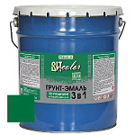 Грунт-эмаль по ржавчине 3 в 1 зеленая ВИТ color 20 кг.