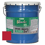 Грунт-эмаль по ржавчине 3 в 1 красная ВИТ color 20 кг.