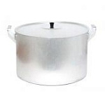 Кастрюля алюм. 20л цилиндр. с крышкой МШ-007