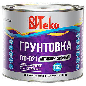 Грунтовка ГФ-021, кр.-кор. ВИТЕКО  1,8 кг.
