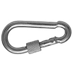 Карабин с фиксатором 9 цинк