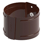 Крепеж трубы @100 оцинк. корич.