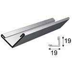 Потолок подвесной - угол 19х19мм 3,0м PRiMET белый оцинкованный
