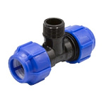 Тройник ПЭ нар.р. ф25х1/2х25 